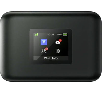 Picture of AT&T Turbo Hotspot 3: 256 MB, Black - Prepaid Hotspot, Connects Up to 16 Devices, Dual Band Wi-Fi, Long Lasting Battery