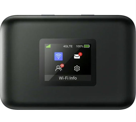 Picture of AT&T Turbo Hotspot 3: 256 MB, Black - Prepaid Hotspot, Connects Up to 16 Devices, Dual Band Wi-Fi, Long Lasting Battery
