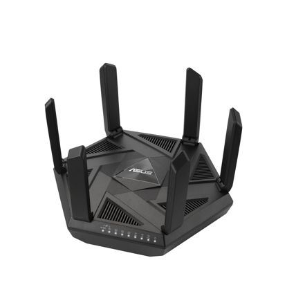 Picture of ASUS RT-AXE7800 Tri-band WiFi 6E (802.11ax) Router, 6GHz Band, ASUS Safe Browsing, Upgraded Network Security, Instant Guard, Built-in VPN Features, Parental Controls, 2.5G Port, AiMesh Support