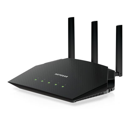 Picture of NETGEAR Nighthawk WiFi 6 Router (RAX36) - Security Features, AX3600 3.6Gbps Wireless Speed - Dual-Band Gigabit Internet Router - Covers 2,000 sq. ft., 25 Devices - Built-in VPN, USB 3.0, Gaming