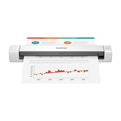 Picture of Brother DS-640 Compact Mobile Document Scanner, (Model: DS640) 1.5"x2"x11.9"