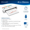 Picture of Brother DS-640 Compact Mobile Document Scanner, (Model: DS640) 1.5"x2"x11.9"