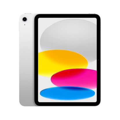 Picture of Apple iPad (10th Generation): with A14 Bionic chip, 10.9-inch Liquid Retina Display, 256GB, Wi-Fi 6, 12MP front/12MP Back Camera, Touch ID, All-Day Battery Life - Silver