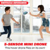 Picture of Force1 Scoot Hand Operated Drone for Kids or Adults - Hands Free Motion Sensor Mini Drones, Easy LED Indoor Rechargeable UFO Toy Flying Orb Ball Drone Toys for Boys and Girls (Blue)