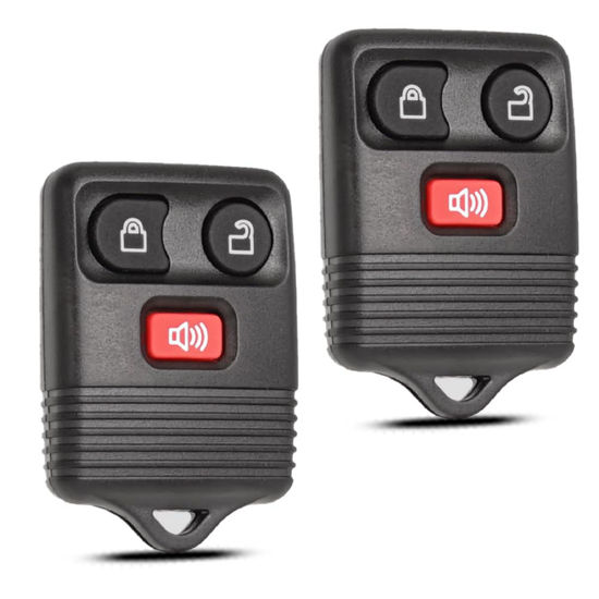 Picture of Key Fob Keyless Entry Fits for Ford F150 F250 F350 Explorer Expedition 1998-2016 / Ranger Escape Edge E150 Freestar/Lincoln Navigator Mercury Mazda 3 Button Remote Control Replacement CWTWB1U345