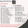 Picture of Key Fob Keyless Entry Fits for Ford F150 F250 F350 Explorer Expedition 1998-2016 / Ranger Escape Edge E150 Freestar/Lincoln Navigator Mercury Mazda 3 Button Remote Control Replacement CWTWB1U345
