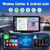 Picture of Wireless Car Stereo Compatable with Apple CarPlay and Android Auto,7" HD Portable Bluetooth CarPlay Touch Screen for Car,with Backup Camera Car Play for All Cars