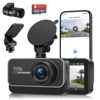 Picture of Dash Cam Front and Rear,4K+1080P WiFi Dual Dash Camera for Cars with App, 3" IPS Dashboard Camera Recorder,Night Vision,24H/7 Parking Mode, Loop Recording,170° Wide Angle,Free 64GB SD Card