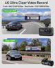 Picture of Dash Cam Front and Rear,4K+1080P WiFi Dual Dash Camera for Cars with App, 3" IPS Dashboard Camera Recorder,Night Vision,24H/7 Parking Mode, Loop Recording,170° Wide Angle,Free 64GB SD Card