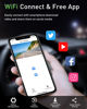 Picture of Dash Cam Front and Rear,4K+1080P WiFi Dual Dash Camera for Cars with App, 3" IPS Dashboard Camera Recorder,Night Vision,24H/7 Parking Mode, Loop Recording,170° Wide Angle,Free 64GB SD Card