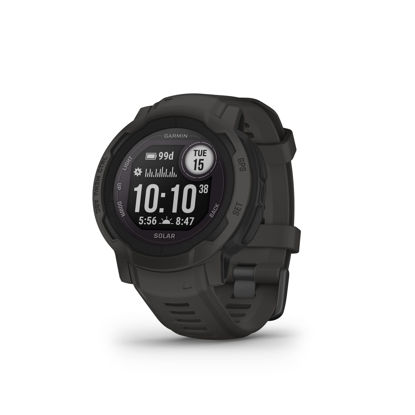 Picture of Garmin Instinct 2 Solar, GPS Outdoor Watch, Solar Charging Capabilities, Multi-GNSS Support, Tracbak Routing, Graphite