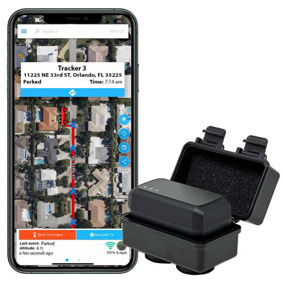Picture of Optimus 3.0 GPS Tracker - Over 1 Month Battery - with Heavy Duty Waterproof Case and Powerful Magnets for Vehicles and Assets