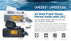 Picture of Uniden UM385 25 Watt Fixed Mount Marine Vhf Radio, Waterproof IPX4 with Triple Watch, Dsc, Emergency/Noaa Weather Alert, All Usa/International/Canadian Marine Channels, Memory Channel Scan, White