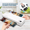 Picture of Buyounger Laminator, 4 in 1 Laminator Machine with 40 Laminating Sheets, A4 Laminating Machine Hot & Cold with Paper Trimmer & Corner Rounder, 9-Inch Personal Thermal Laminator for Home School Office