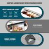 Picture of Buyounger Laminator, 4 in 1 Laminator Machine with 40 Laminating Sheets, A4 Laminating Machine Hot & Cold with Paper Trimmer & Corner Rounder, 9-Inch Personal Thermal Laminator for Home School Office