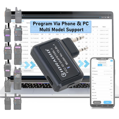 Picture of TIDRADIO Ham Radio Wireless Programmer Adapter APP and PC Program for Baofeng UV-5R and Multiple Models No Driver Issues Instead of Program Cable