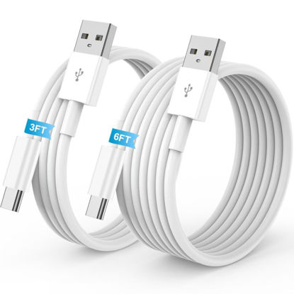 Picture of Car Charger for iPhone 16 15 Carplay Cable, 2Pack [3FT+6FT] USB A to USB C Charging Cord for Apple for iPhone 16 15/Plus/Pro Max, for iPad Pro 12.9/11, Air 5th/4th Gen, Mini 6th Gen