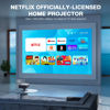 Picture of [Netflix Officially&AI Auto Focus]AuKing Smart Projector with Wifi and Bluetooth,Auto Focus&Keystone Projector 4K, 3D DoIby Audio, 800ANSI Outdoor Projector with Omnidirectional Rotating Stand(Grey)