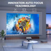 Picture of [Netflix Officially&AI Auto Focus]AuKing Smart Projector with Wifi and Bluetooth,Auto Focus&Keystone Projector 4K, 3D DoIby Audio, 800ANSI Outdoor Projector with Omnidirectional Rotating Stand(Grey)