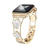 Picture of 38/40/41/42 mm cool woman chain metal smartwatch strap compatible with Apple Watch Band Series 10/9/8/7/6/SE/5/4 adjustable replacement watch bracelet for Iwatch gold Watch Band