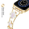 Picture of 38/40/41/42 mm cool woman chain metal smartwatch strap compatible with Apple Watch Band Series 10/9/8/7/6/SE/5/4 adjustable replacement watch bracelet for Iwatch gold Watch Band