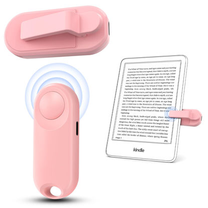 Picture of Oresoc RF Remote Control Page Turner for Kindle Paperwhite,Kindle Accessories Remote Photo and Video for E-Book iPhone iPad Android Tablets Reading Novels Comics Remote Control Extenders(Pink)