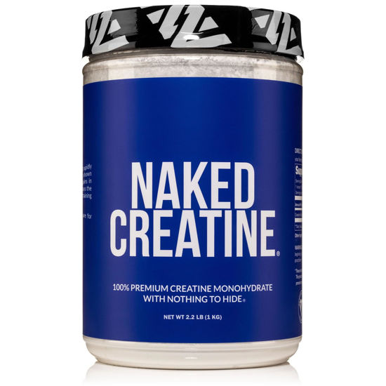 Picture of Pure Creatine Monohydrate - 200 Servings - 1,000 Grams, 2.2lb Bulk, Vegan, Non-GMO, Gluten Free, Soy Free. Aid Strength Gains, No Artificial Ingredients - Naked CREATINE