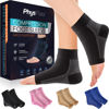 Picture of PhysFlex Compression Socks for Plantar Fasciitis, Achilles Tendonitis Relief - (1 Pair) Ankle Compression Sleeve for Heel Spurs, Foot Swelling & Fatigue - Arch Support Brace for Everyday Use