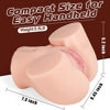 Picture of BIG SHOCKED Pocket Pussy for Men - Men's Sex Toys Male Masturbators Realistic Adult Toys Sex Doll Stroker 3D Lifelike Soft Butt with Vagina Anal Sex Pleasure Skin Color Adult Toy