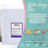 Picture of Wowfit Cello Bags,10 CT 18x30 inches Clear Cellophane Bags Perfect for Gift Baskets, Presents, Weddings, Bridal/Baby Showers and More (Flat, No Gusset, Ribbon Not included)