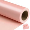 Picture of NESCCI Pink Matte Wrapping Paper,Solid Color Pearly-Lustre Paper,Gift Wrapping Paper,Perfect for Wedding,Valentine's Day,Birthday,Christmas,Baby Shower,DIY Bouquet (17 Inches X 32.8 Feet)