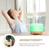 Picture of Homeweeks 300ml Essential Oil Diffuser, Quiet Aromatherapy Mist Diffusers for Essential Oils, Wood Grain, Ultrasonic, Remote Control, Timer, 7 Colors Light for Bedroom (300ml)