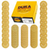 Picture of Dura-Gold Premium - Variety Pack - 5" Gold Sanding Discs - 8-Hole Dustless Hook and Loop - 10 Each of Grit (60, 80, 120, 220, 320) - Box of 50 Sandpaper Finishing Discs for Woodworking or Automotive