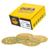 Picture of Dura-Gold Premium - Variety Pack - 5" Gold Sanding Discs - 8-Hole Dustless Hook and Loop - 10 Each of Grit (60, 80, 120, 220, 320) - Box of 50 Sandpaper Finishing Discs for Woodworking or Automotive