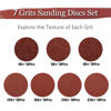 Picture of Szarint 5 Inch Sanding Discs Hook and Loop, 70 PCS 8 Hole Sandpaper Include 40, 60, 80, 120, 180, 240, 320 Grit for Random Orbital Sander