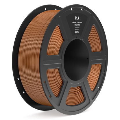 Picture of ELEGOO PLA Filament 1.75mm Brown 1KG, 3D Printer Filament Dimensional Accuracy +/- 0.02mm, 1kg Spool(2.2lbs) Fit Most FDM 3D Printers