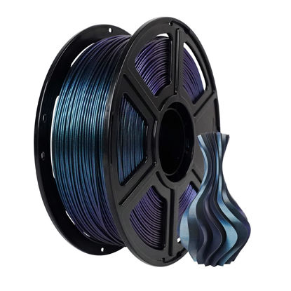Picture of FLASHFORGE PLA Filament 1.75mm +/- 0.02mm Burnt Titanium, Color Changeable 3D Printer Filament 1kg (2.2lbs), Chameleon Changing Colors with Light, Perfectly Hide The Layer Line