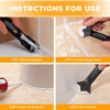 Picture of Saker Silicone Caulking Tools-3 in 1 Sealant Finishing Tool Grout Remove Scraper (Stainless Steelhead),Caulk Remover Glass Glue Angle Scraper for Bathroom,Kitchen,Floor,Window,Sink Joint,Frames Seal