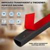 Picture of Bantie 20FT Weather Stripping Door Seal Self Adhesive Door Weather Stripping Weather Strip Silicone D Shaped Door Seal Strip for Door Frame/Window Seal (20FT Black 3/8" W × 1/4" T)