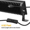 Picture of Onforu LED Shop Lights,90W 10000lm Ultra Bright LED Work Lights with Plug,6500K Daylight White Garage Light,IP66 Waterproof Lighting for Garage Warehouses Workshop(2 Pack)