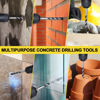 Picture of 12-PCS Masonry Drill Bit Set & Concrete Drill Bit Set, 1/8 to 1/2 inch Professional Carbide Drill Bits Tip for Glass, Tile, Brick, Cement Concrete Plastic Wood etc. Masonry Drill Bits Set by DYRECELVE