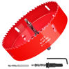 Picture of 6 Inch / 152mm Hole Saw for Wood, Plastic Board, Ceiling,Drywall, and Metal Sheet - HSS Bi-Metal Hole Cutter with Pilot Drill Bit