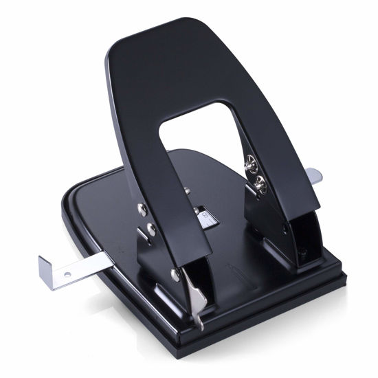 Picture of Standard 2 Hole Paper Punch, 30 Sheets Capacity, Black (90079)