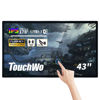 Picture of TouchWo 43 inch Capacitive Multi-Touch Screen Industrial Monitor, 16:9 Display 1920 x 1080P, Built-in Speakers, USB, VGA, DVI & HD-MI Ports, Digital Signage Displays and Player for Advertising