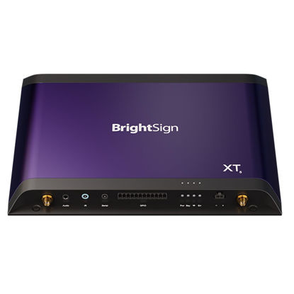 Picture of Brightsign XT1145 Powerful Ultra-thin Player Delivering The Video From 1080p To 8k60p & Playing 3d Motion Graphics At High Frame Rates. Expanded I/o Package With Gb Ethernet Supporting