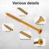 Picture of Bobibbi Deck Screws #10 x 3’’, T25 Star Torx Drive Flat Head Wood Screws, Tan, 5lb