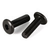 Picture of 1/4-20 x 3/4" Flat Head Socket Head Screw Furniture Bolts Countersunk Connector Screws, Stainless Steel 18-8 (304), Black Oxide, Fully Threaded, 25 PCS