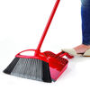 Picture of O-Cedar Pet Pro Broom with Step-On Dustpan | Remove 99% with One Sweep | DustPan Removes 3 Times More Pet Hair | Quiet Cleaning Tool for Cat and Dog Owners