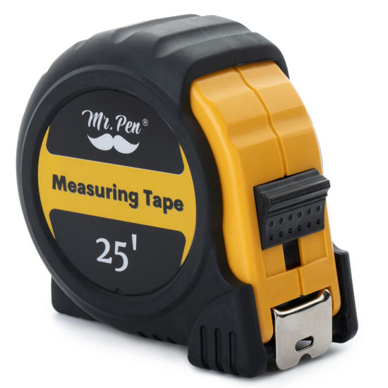 Picture of Mr. Pen- Tape Measure, 25-Foot, Steel Retractable Tape Measure with Fractions, Easy Read Tape Measure, Steel Tape Measure 25 ft