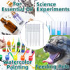 Picture of Zkupanx 20 PCS 3ml Dropper Pipettes - Disposable Pipettes Dropper for Accurate Liquid Transfer, Perfect for Essential Oils, Resin, Crafts, Labs, Kids Activities - Plastic Pipette, Droppers